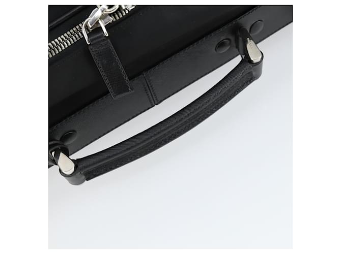 PRADA Suitcase Nylon Black Silver - vista 7