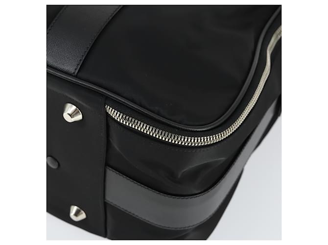 PRADA Suitcase Nylon Black Silver - vista 9
