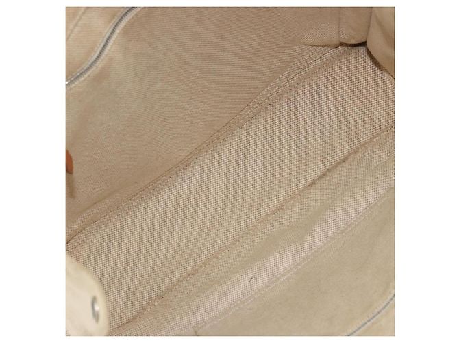 Hermès HERMES Sac Arne MM Hand Bag Canvas Beige Silver - vista 11