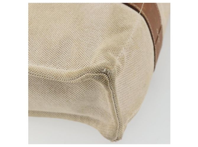 Hermès HERMES Sac Arne MM Hand Bag Canvas Beige Silver - vista 15