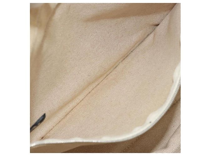 Hermès HERMES Sac Arne MM Hand Bag Canvas Beige Silver - vista 20