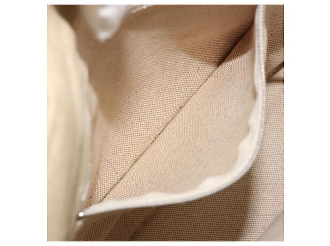 Hermès HERMES Sac Arne MM Hand Bag Canvas Beige Silver - vista 22