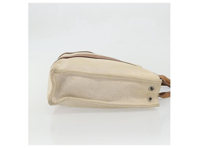 Hermès HERMES Sac Arne MM Hand Bag Canvas Beige Silver - vista 3