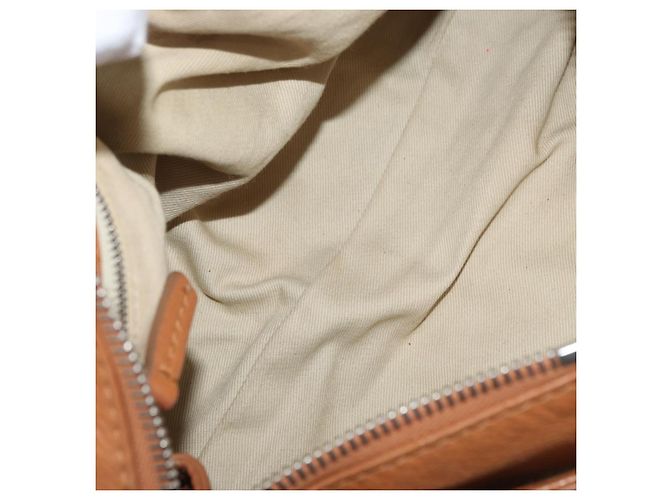 Chloé Chloe Paddington Hand Bag Leather Brown Silver gold - vista 10