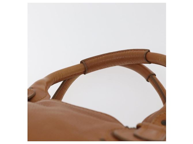 Chloé Chloe Paddington Hand Bag Leather Brown Silver gold - vista 14