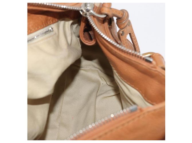 Chloé Chloe Paddington Hand Bag Leather Brown Silver gold - vista 21
