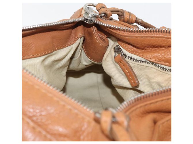 Chloé Chloe Paddington Hand Bag Leather Brown Silver gold - vista 22