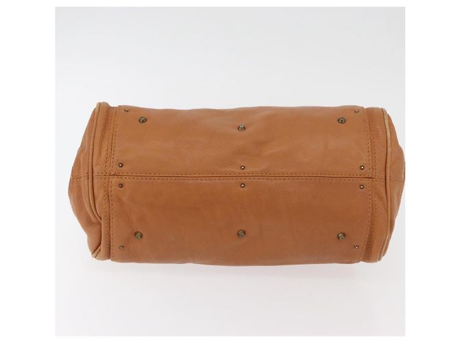 Chloé Chloe Paddington Hand Bag Leather Brown Silver gold - vista 5