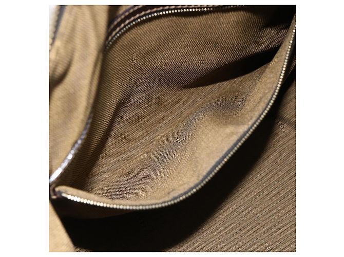 FENDI Zucca Canvas Hand Bag Brown Black - vista 23