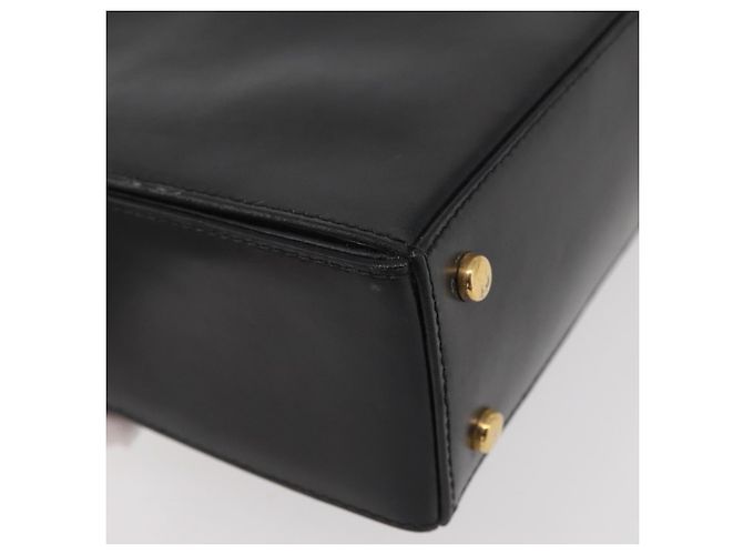Céline CELINE Hand Bag Leather Black Gold - vista 15