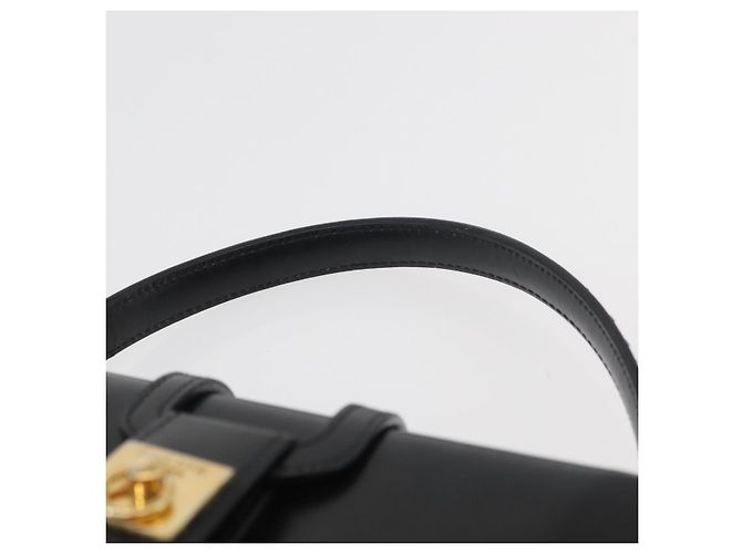Céline CELINE Hand Bag Leather Black Gold - vista 8