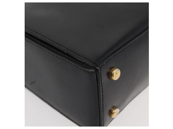 Céline CELINE Hand Bag Leather Black Gold - vista 9