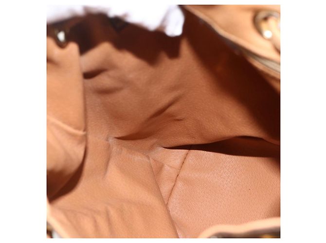 Céline CELINE Macadam Canvas Backpack PVC Leather Brown Gold - vista 20