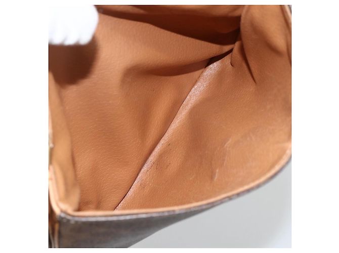 Céline CELINE Macadam Canvas Shoulder Bag PVC Leather Brown Gold - vista 24