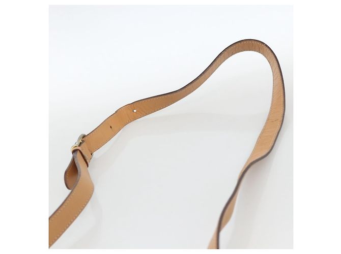 Céline CELINE Macadam Canvas Shoulder Bag PVC Leather Brown Gold - vista 8