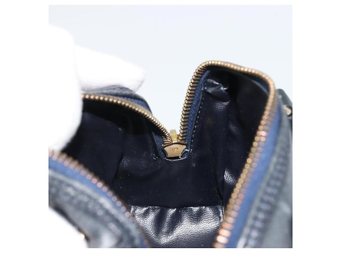Céline CELINE Hand Bag Leather 2way Gold Navy - vista 19