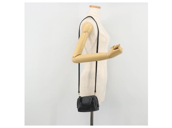 Céline CELINE Hand Bag Leather 2way Gold Navy - vista 21