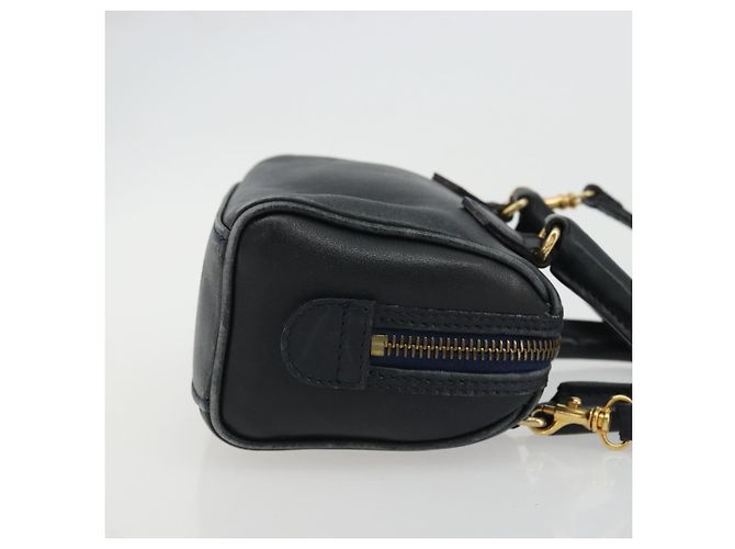 Céline CELINE Hand Bag Leather 2way Gold Navy - vista 3