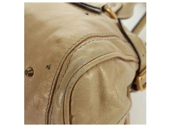 Chloé Chloe Paddington Hand Bag Leather Gold Silver - vista 15