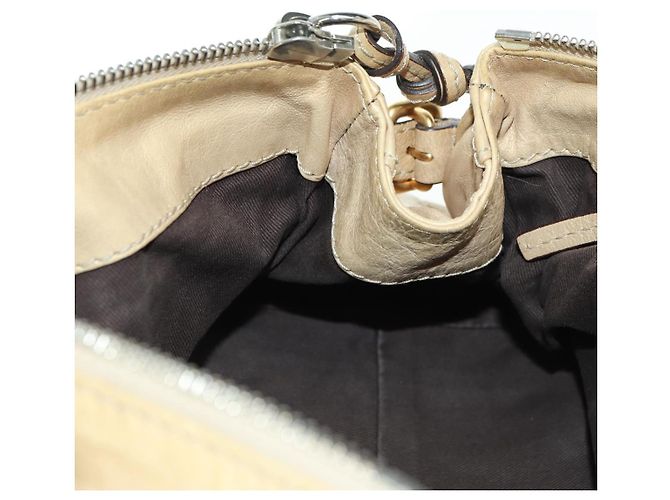 Chloé Chloe Paddington Hand Bag Leather Gold Silver - vista 23