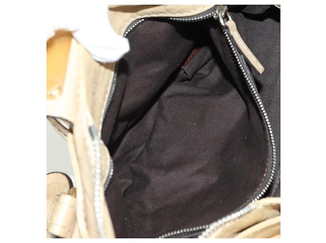 Chloé Chloe Paddington Hand Bag Leather Gold Silver - vista 25