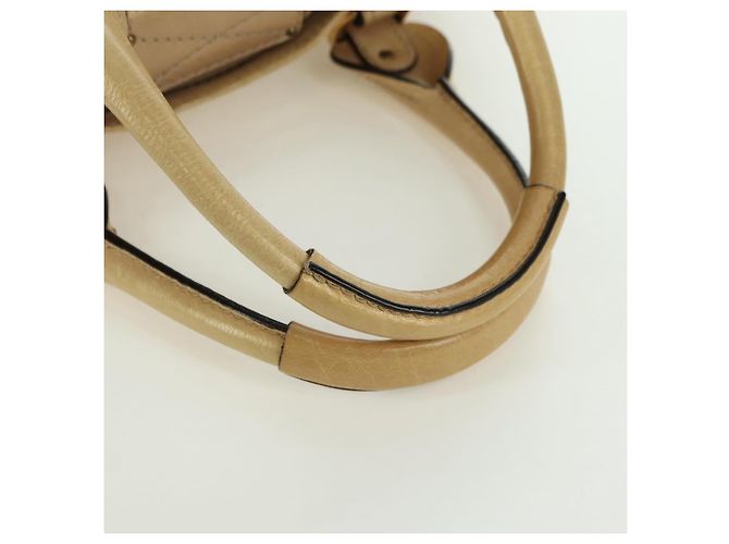 Chloé Chloe Paddington Hand Bag Leather Gold Silver - vista 7