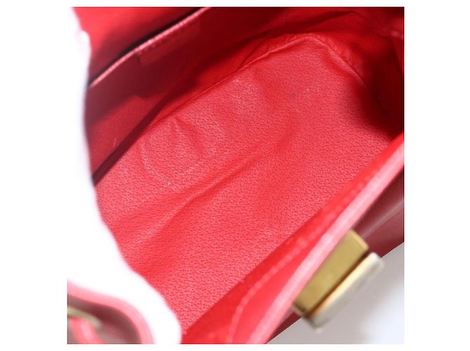 Céline CELINE Rucksack Leder Rot Gold - Ansicht 11