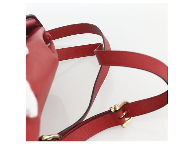 Céline CELINE Rucksack Leder Rot Gold - Ansicht 14