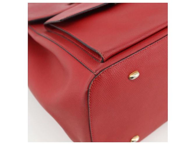 Céline CELINE Rucksack Leder Rot Gold - Ansicht 15