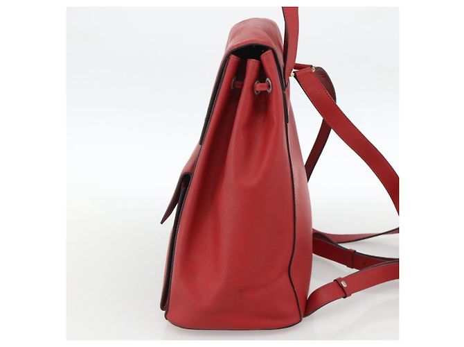 Céline CELINE Rucksack Leder Rot Gold - Ansicht 4