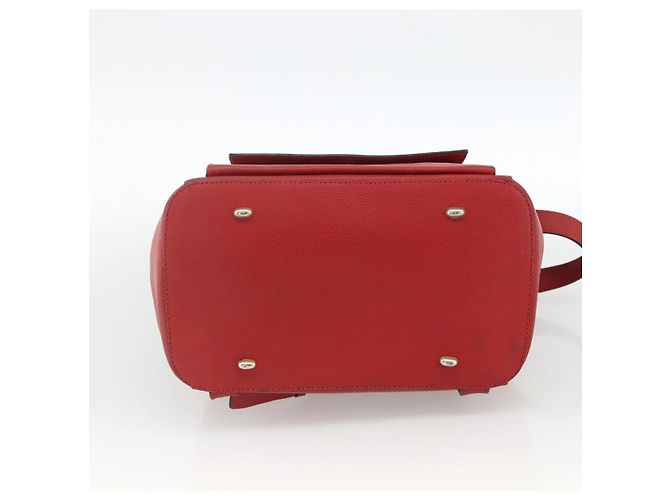 Céline CELINE Rucksack Leder Rot Gold - Ansicht 5