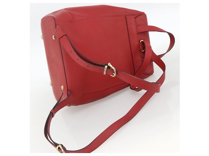 Céline CELINE Rucksack Leder Rot Gold - Ansicht 9