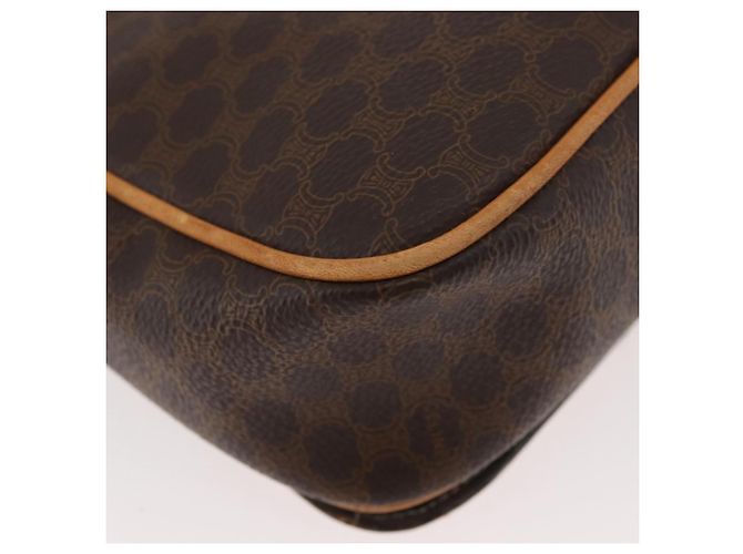 Céline CELINE Macadam Canvas Shoulder Bag PVC Leather Brown Gold - vista 15