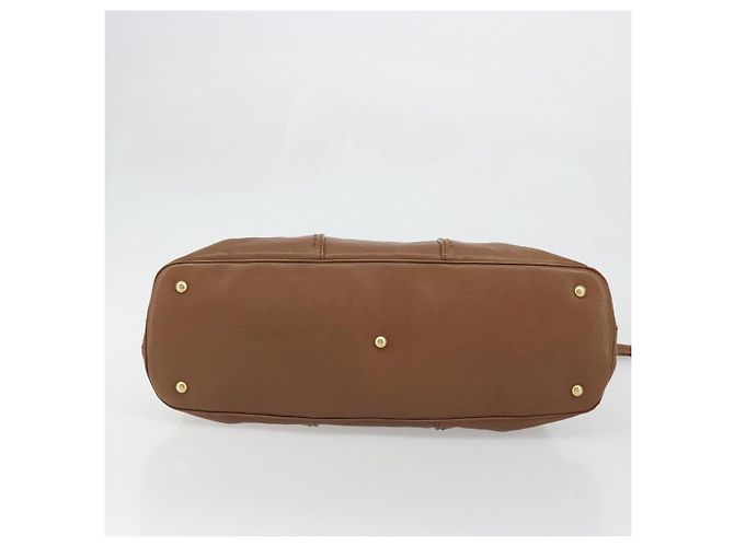 SAINT LAURENT Muse Shoulder Bag Leather Brown Gold 153959 - vista 5