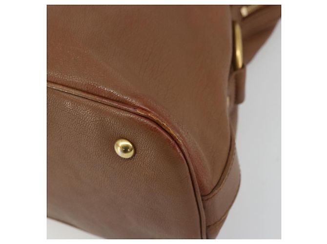 SAINT LAURENT Muse Shoulder Bag Leather Brown Gold 153959 - vista 9