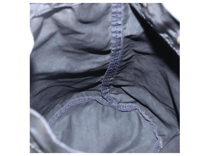 PRADA Purse Shoulder Bag Nylon Black Silver - vista 20