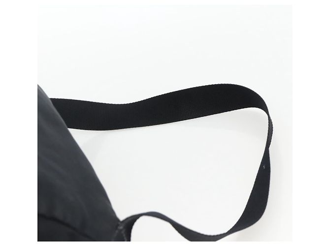 PRADA Purse Shoulder Bag Nylon Black Silver - vista 8