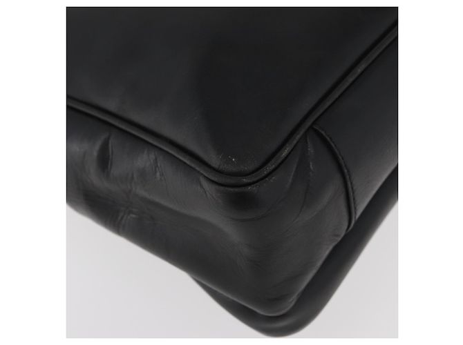 PRADA Business Bag Leather Black Silver - vista 15