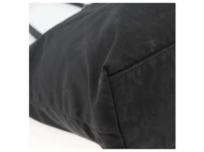 PRADA Tote Bag Nylon Black Gold - vista 14