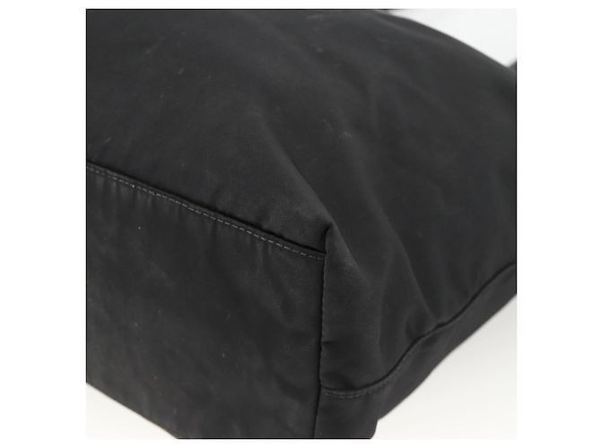 PRADA Tote Bag Nylon Black Gold - vista 15