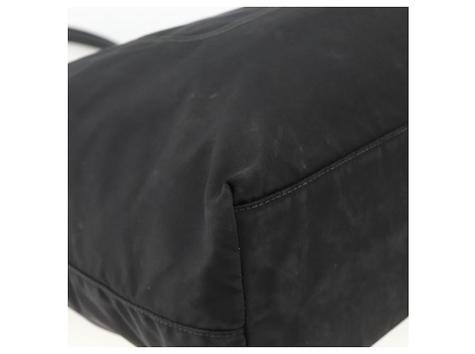 PRADA Tote Bag Nylon Black Gold - vista 16