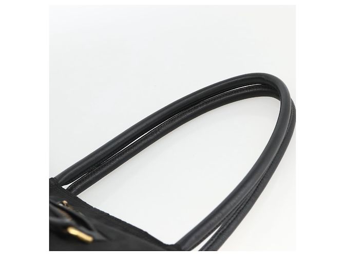 PRADA Tote Bag Nylon Black Gold - vista 8