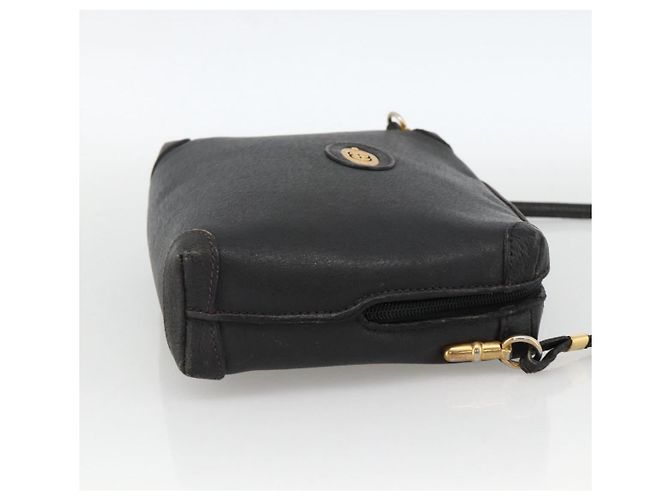 GUCCI Shoulder Bag Leather Black Gold 007 115 4916 - vista 4