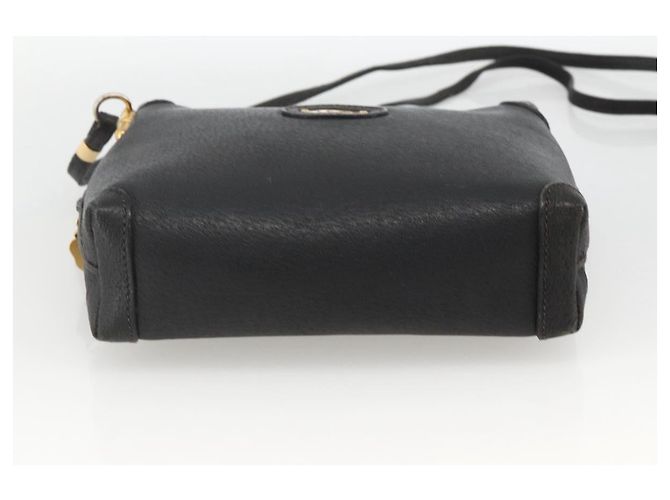 GUCCI Shoulder Bag Leather Black Gold 007 115 4916 - vista 5
