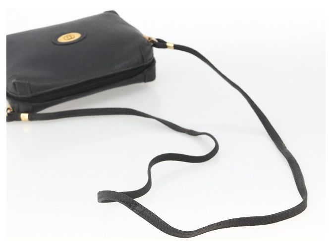 GUCCI Shoulder Bag Leather Black Gold 007 115 4916 - vista 7