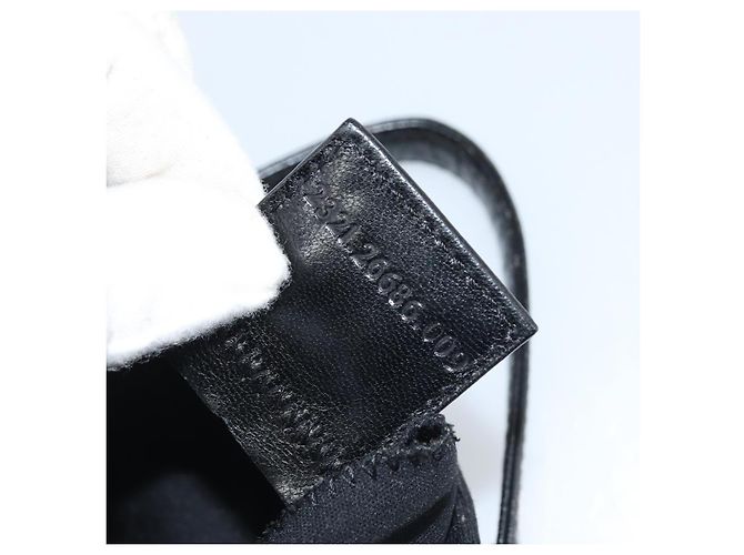 FENDI Hand Bag Nylon Black Silver - vista 12