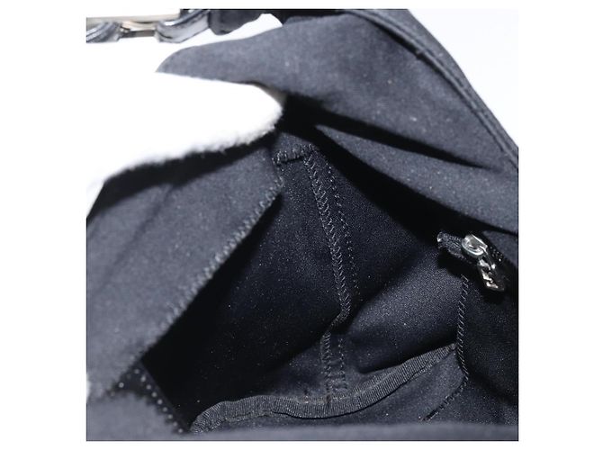 FENDI Hand Bag Nylon Black Silver - vista 19