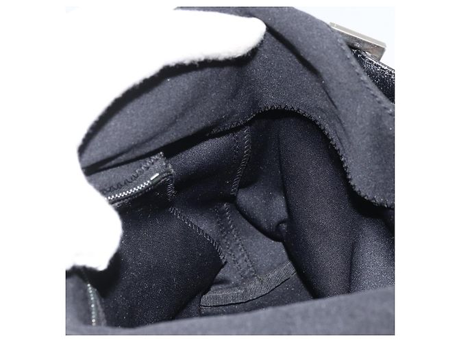 FENDI Hand Bag Nylon Black Silver - vista 20