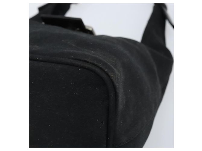 FENDI Hand Bag Nylon Black Silver - vista 9