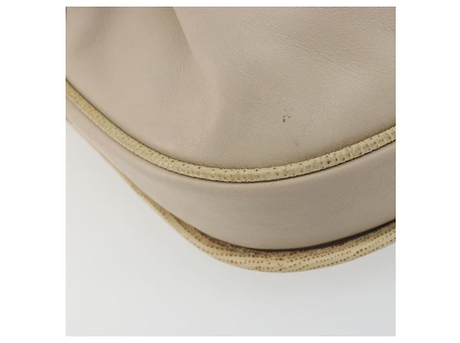 Céline CELINE Shoulder Bag Leather Beige Gold - vista 11